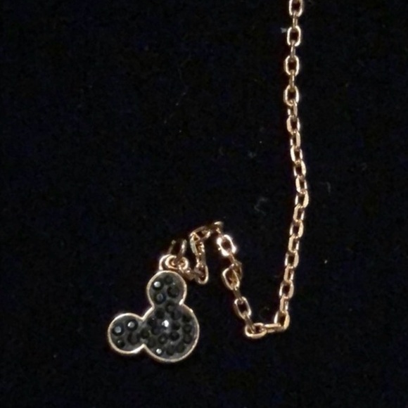 Swarovski Disney Mickey Rose Gold Y Necklace BNWT - Picture 8 of 10